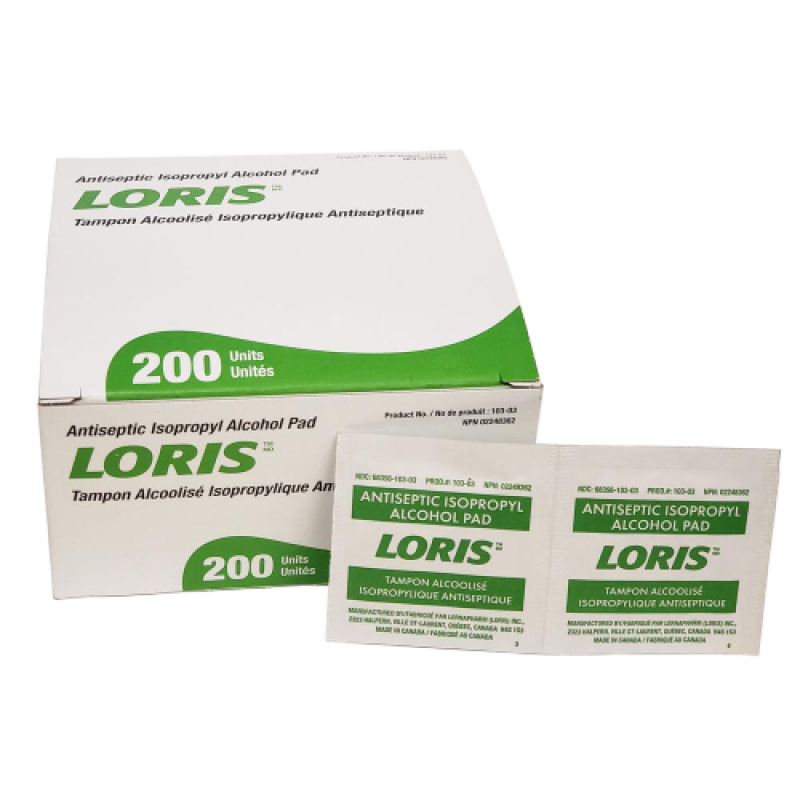Antiseptic Isopropyl Alcohol Pad / Swabs 200 units