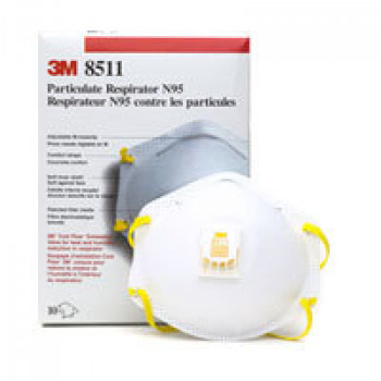 3M MASK N95 WITH VALVE- 8511 -  10 PCS / BOX