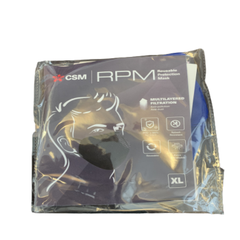 CSM REUSABLE PROTECTION MASK - NAVY BLUE XL
