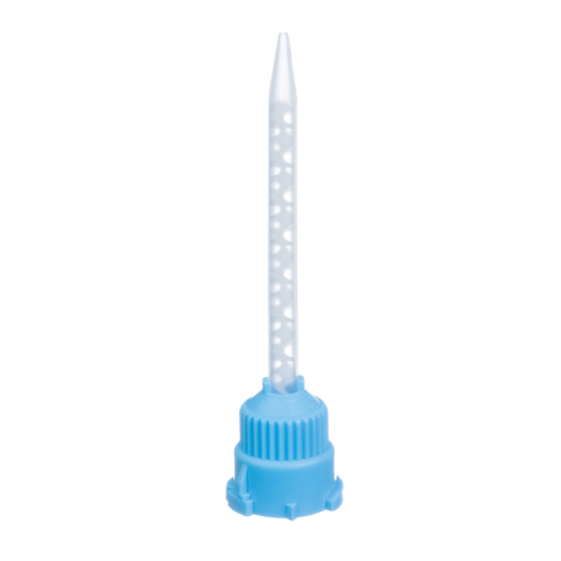 C&B MIXING TIPS BLUE W/WHITE 50/PKG
