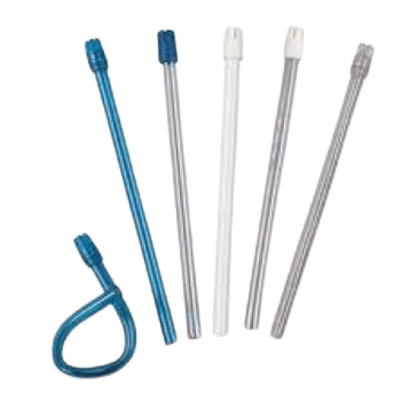 SALIVA EJECTORS 1000/CASE CLEAR AND BLUE