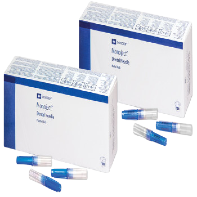 Monoject Needles. 25G. Short - Metal Hub 100/Pk