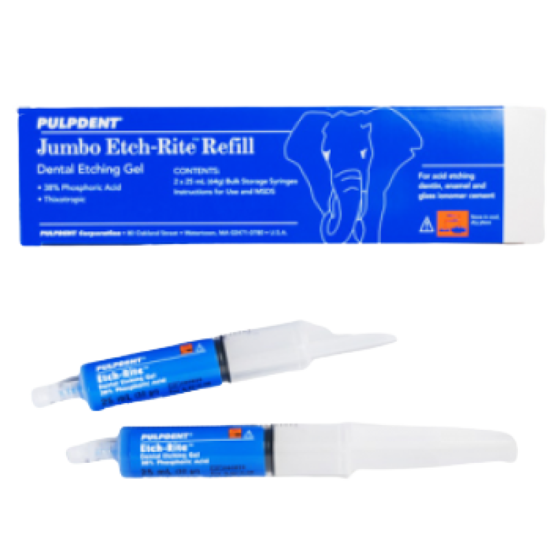 JUMBO ETCH-RITE 2X25 ML BLUE SYRINGE