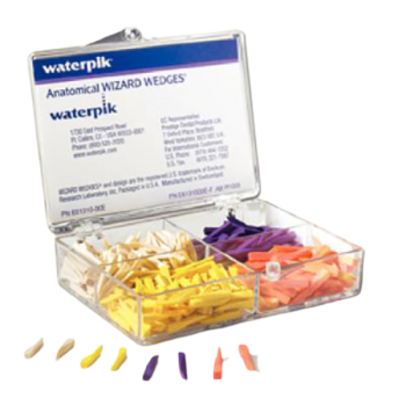 Wizard Wedges 400/Box Anatomical Assorted Waterpik