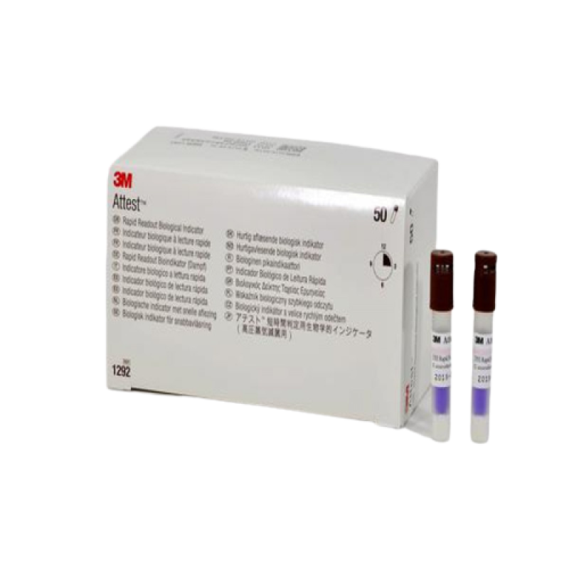 Attest Rapid Readout Biological Indicator 3Hr Steam 50/Box