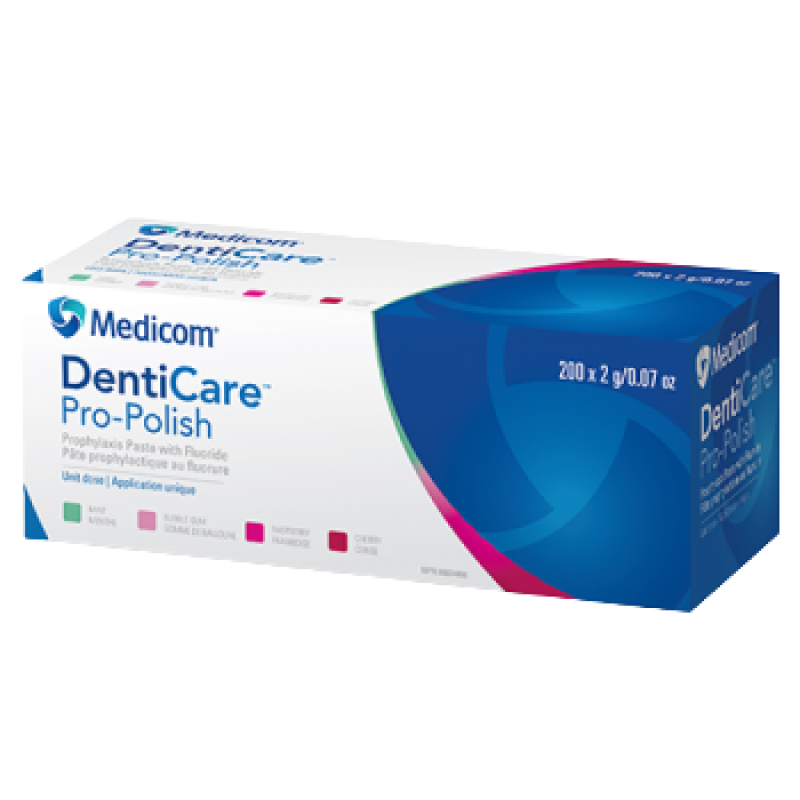 Denti-Polish Prophy Paste Bubble Gum Fine Unidose 200/Bx