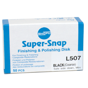 SHOFU: Super-Snap Black Disk SS/Down 50/box assorted