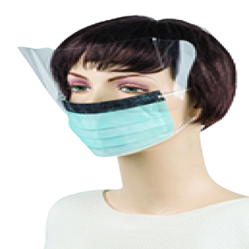 Mask Blue with Shield - LEVEL 2 - 50/box