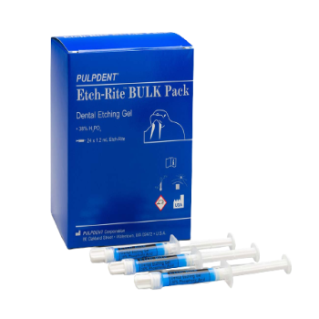 PULPDENT ETCH-RITE 4X1.2mL Blue Etching Gel