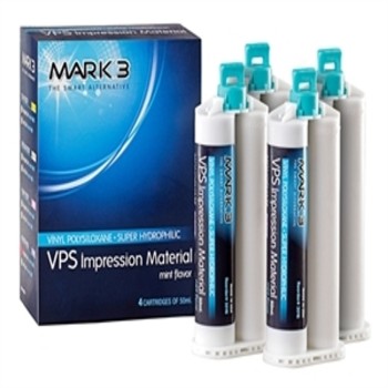 MARK3 VPS Impression Material mint flavor 4 cartridges - 50ml